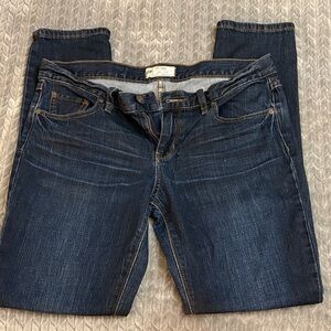 Free People Dark Blue Skinny Jeans